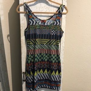 Missoni Mare fitted multicolored tank dress